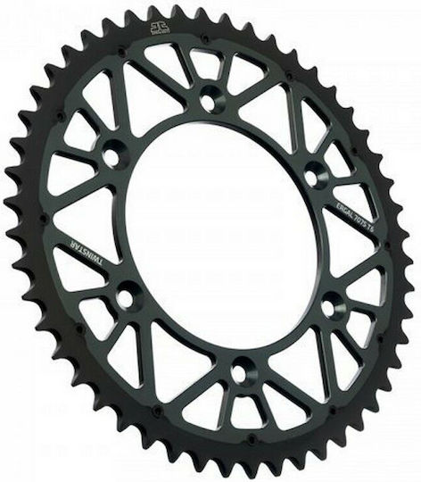 JT Sprockets Rear Sprocket Twinstar 51 Teeth for Kawasaki KX / KDX