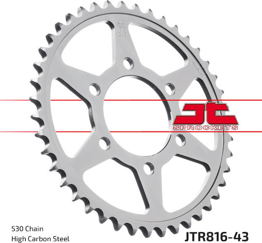 JT Sprockets Rear Sprocket 43 Teeth for Suzuki GSF 1200 Bandit