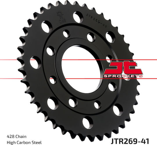 JT Sprockets Rear Sprocket 41 Teeth for Kymco Pulsar 125 / Hipster 125 / Pulsar II 125