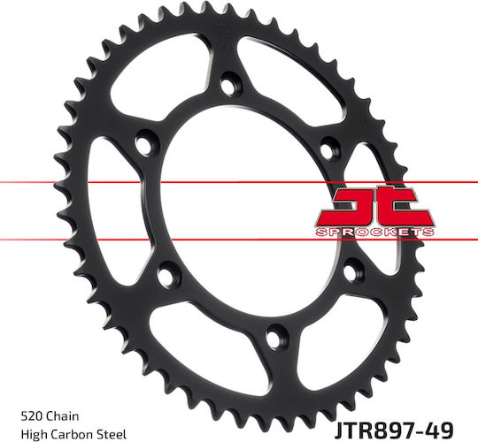 JT Sprockets Γρανάζι Πίσω 49 Δοντιών για Husqvarna FE 250 2018
