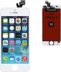Οθόνη LCD για iPhone 5. (Λευκό)