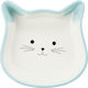 Trixie Keramik Schalen Futter & Wasser für Hund & Katze 2x 300ml 12cm in Hellblau Farbe