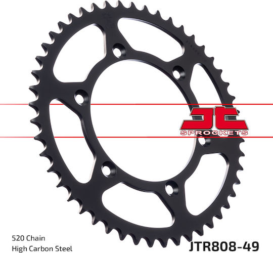 JT Sprockets Заден зъбен колело 49 Зъби за Suzuki DR 250 - ДР 250 / DRZ 400S - ДРЗ 400С