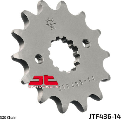 JT Sprockets Vorderes Ritzel 14 Zähne für Yamaha WR 450F / Aprilia RS 250