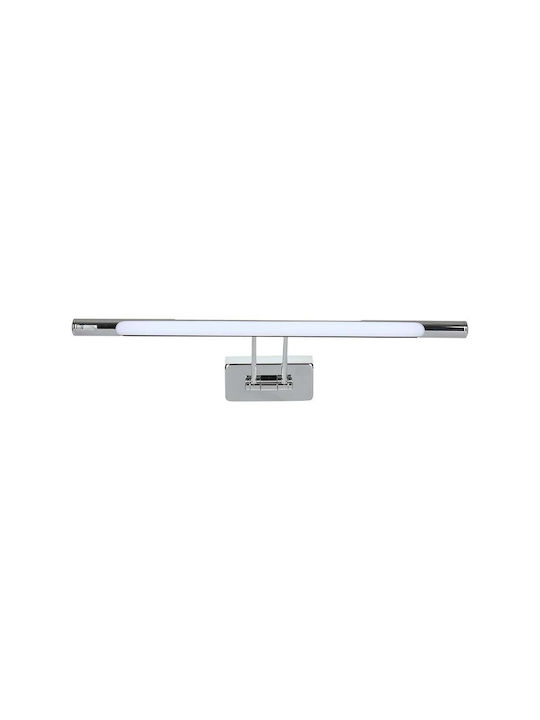 V-TAC Modern Wandleuchte mit Integriertem LED und Warmweißes Licht Silber Breite 50cm