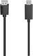 HAMA Cable DisplayPort male - HDMI male 1.5m Μαύρο (00200712)