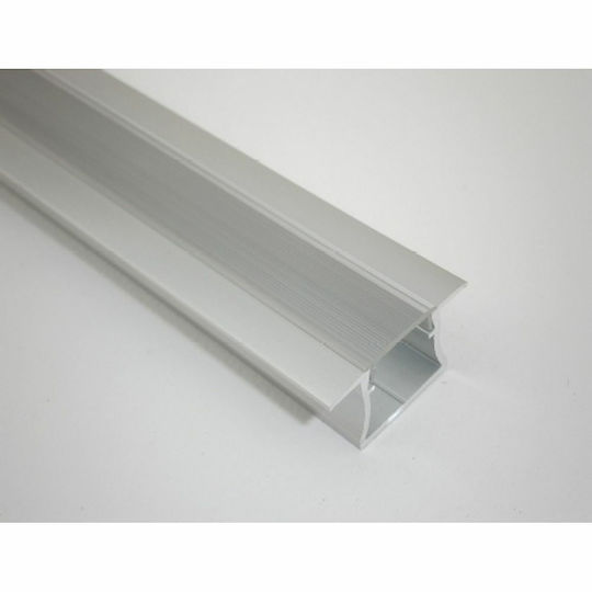 Polyfot Încastrat Profil din Aluminiu pentru Bandă LED cu Transparent Acoperire 200x3x1.5cm.