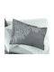 Guy Laroche Diaz Σετ Μαξιλαροθήκες Oxford Aqua Grey 50x70εκ.