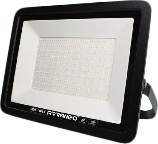 Arrango Στεγανός Προβολέας LED 300W Ψυχρό Λευκό 6500K IP65