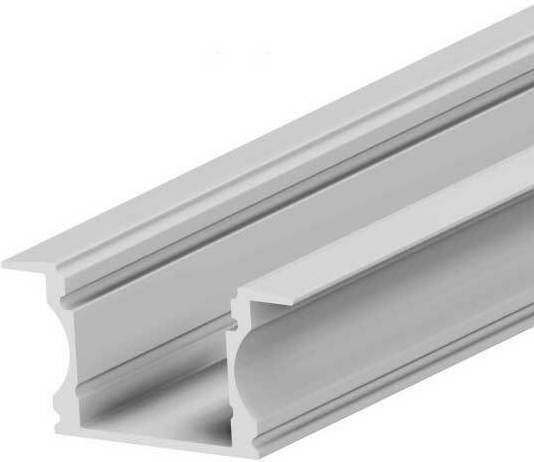 Cubalux Încastrat Profil din Aluminiu pentru Bandă LED 200x2.5x1.4cm.