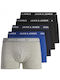 Men's Boxers Blue/Navy/Black/Grey 5Pack