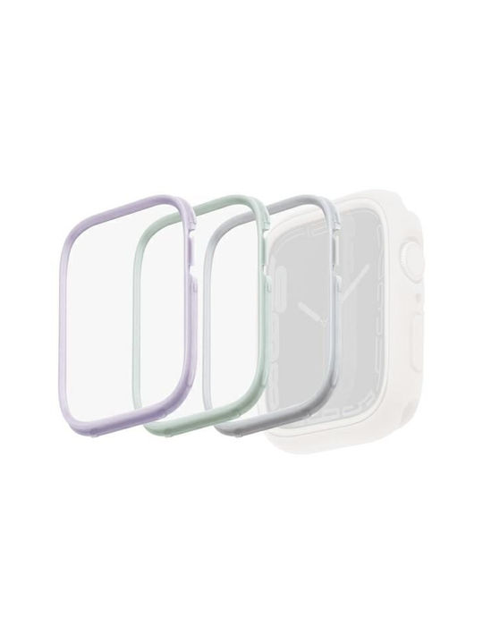 Uniq Moduo 3-in-1 Bezel Bundle Πλαστική Θήκη Sage-Lilac-White για Moduo Θήκη για Apple Watch 40/41mm Uniq Moduo 3-in-1 Bezel Bundle Πλαστική Θήκη Sage-Lilac-White για Moduo Θήκη για Apple Watch 40/41mm