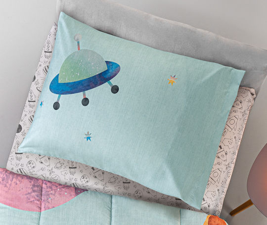 Guy Laroche Cosmic Kids Pillowcase 50x70cm Turquoise 1117030222002