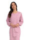 Lydia Creations Winter Cotton Women's Nightdress Pink