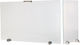 Zogometal 562-562/02 Glass Fireplace Screen with 2 Panels 90x40x50cm Silver