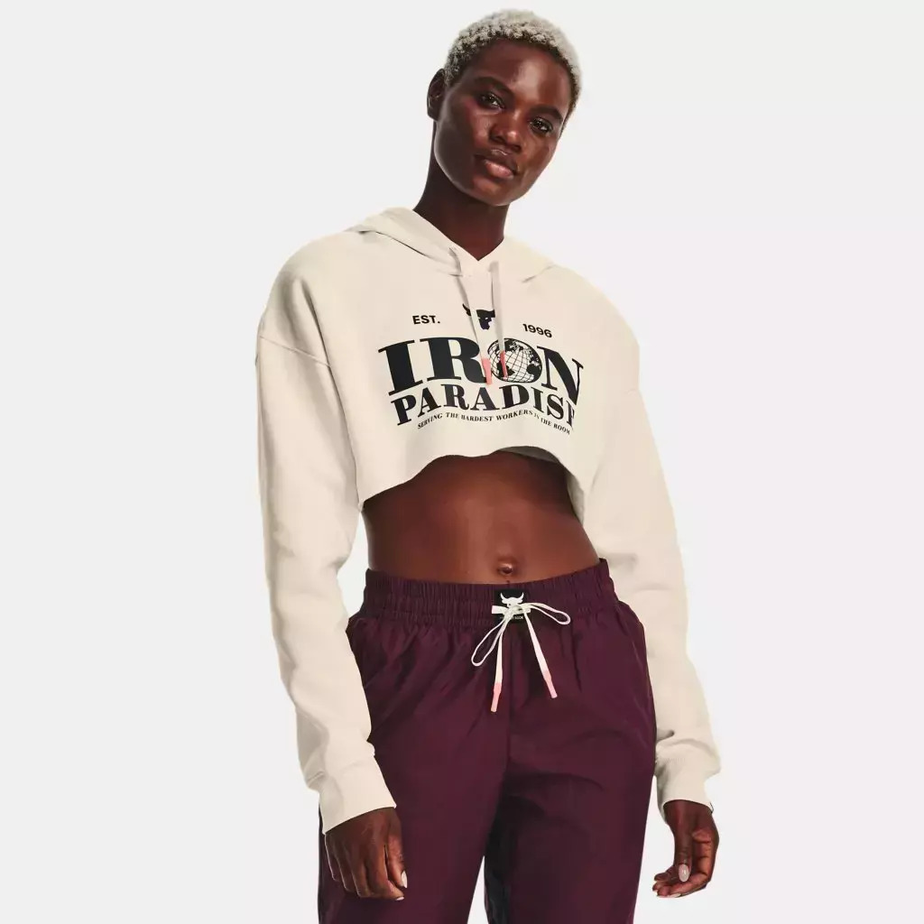 Under armour cropped top cheap
