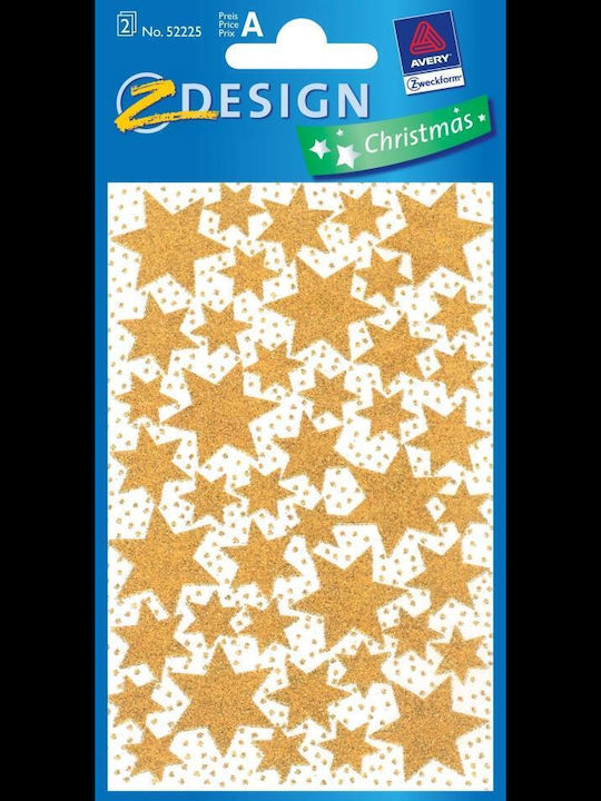 Avery Christmas with Design Αστεριού Stars