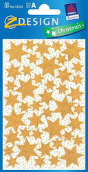 Avery Christmas with Design Αστεριού Stars