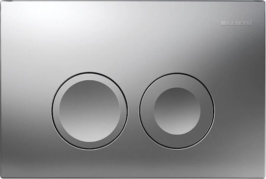 Geberit Delta Spülplatte für Doppelspülung Edelstahl
