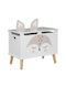 din Lemn A-S Fox Alb 53x33x54.5cm 1buc