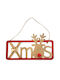XMASfest Weihnachtliche Holz Figur Unterschrift Höhe 18cm