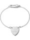 Gucci Damen Armband Kette mit Design Herz aus Silber