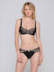 Luna Lucy Balconette Balconette Bra Black