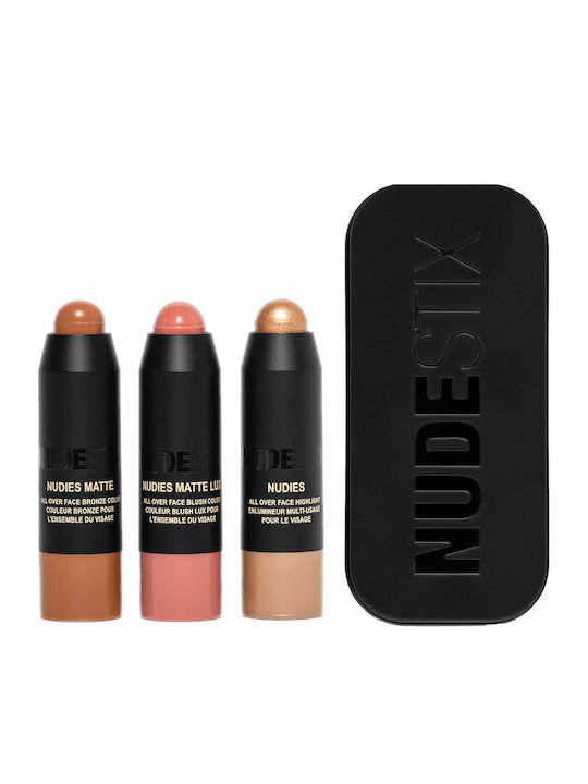 Nudestix Mini Soft & Warm Nudies Seturi și Palete de Machiaj pentru Față Nudestix Mini Soft & Warm Nudies Seturi și Palete de Machiaj pentru Față