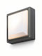 Rendl Light Studio Delta 215 Wall-Mounted Outdoor Ceiling Light E27 IP54 21.5x21.5x8εκ.