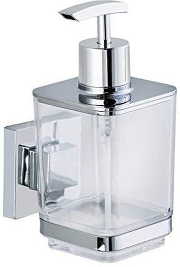 Wenko Quadro Spender aus Edelstahl Silber 340ml