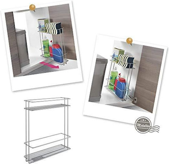 Metaltex Suport De Masă In&Out Metalic 34x11x38cm Gri