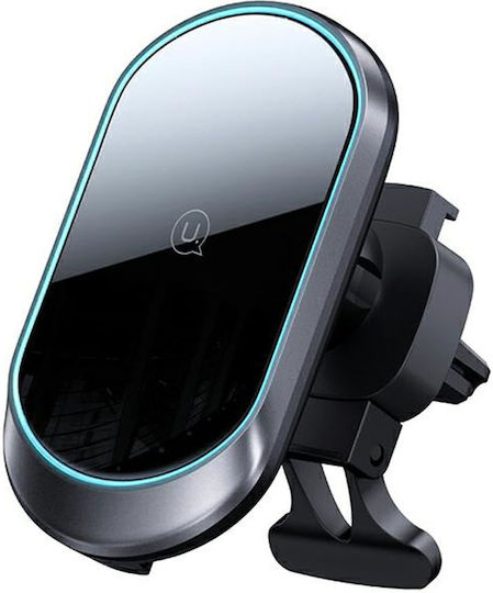 Usams USA801 Car Mobile Mount with Magnet and Wireless Charging Black