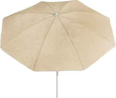 Lianos Foldable Beach Umbrella Diameter 1.8m White