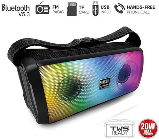 Sonic Gear Sonicgo 3 Lautsprecher SONICGO3RGB Schwarz