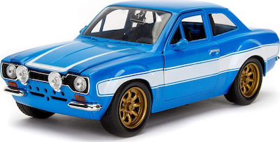 Jada Toys Ford Escort MK1 Mașinuță 1:24 Rapid și furios pentru 8++ Ani