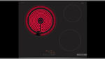 Bosch Autonomous Cooktop with Ceramic Burners and Locking Function 59.2x52.2cm