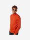 Brokers Jeans Men's Long Sleeve Blouse Turtleneck Orange