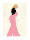 Paper Collective Αφίσα Pink Dress 30x40cm