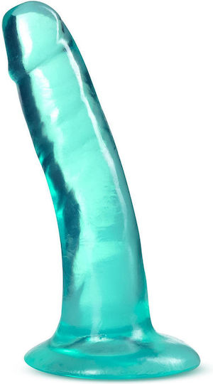 Blush B Yours Plus Hard N’ Happy Реалистично дилдо Със смукателна чашка Teal 14см