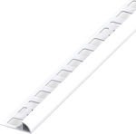 Alfer Aluminium Profile PVC for Tiles 250x1.95x0.8cm