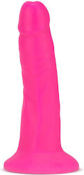 Blush Neo Elite Realistic Dildo with Suction Cup Neon Pink 15cm Τ-331517