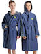 Arena Zeal Plus Jr 005309-200 Kids Swimming Bathrobe Blue