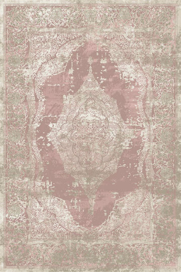 Klonaras Velvet 5420 Teppich Rechteckig Synthetisch,Polyester/Cotton/Leather Rose