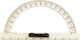Exas Paper Winkelmesser Kunststoff Transparent 50cm mit Griff