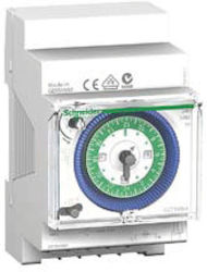 Schneider Electric Acti 9 IH Analogic Cronoreleu pe Șină Zilnic