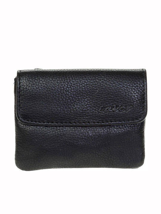 Lavor Small Leather Women's Wallet with RFID Black