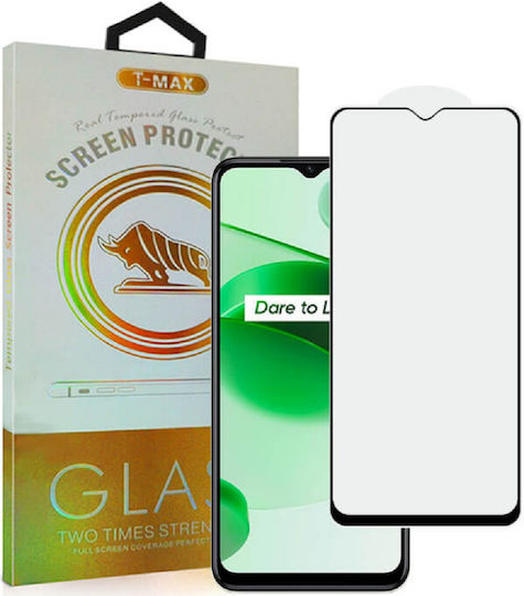 T-Max Full Face Tempered Glass (Realme C35)