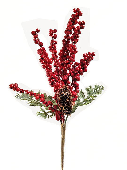 Zaros Crăciun Decorativ Sucursala Lungime 33cm. Fructe de pădure Berry