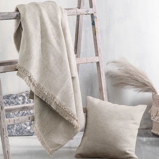 Rythmos Essie Ριχτάρι Τετραθέσιου Καναπέ Δύο 'Οψεων Chenille 180x330εκ. Μπεζ