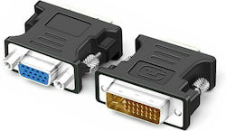Powertech Convertor VGA feminin în DVI-I masculin 1buc (CAB-G035)